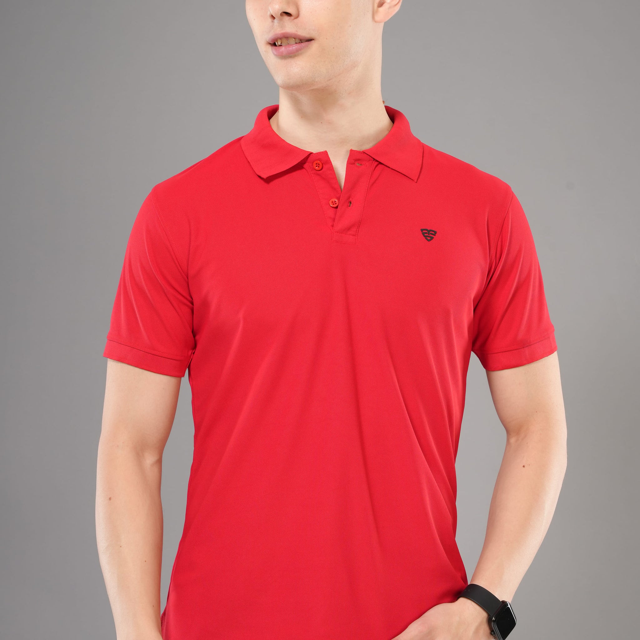 Mosso - Polo Tshits Half Sleeve - Red