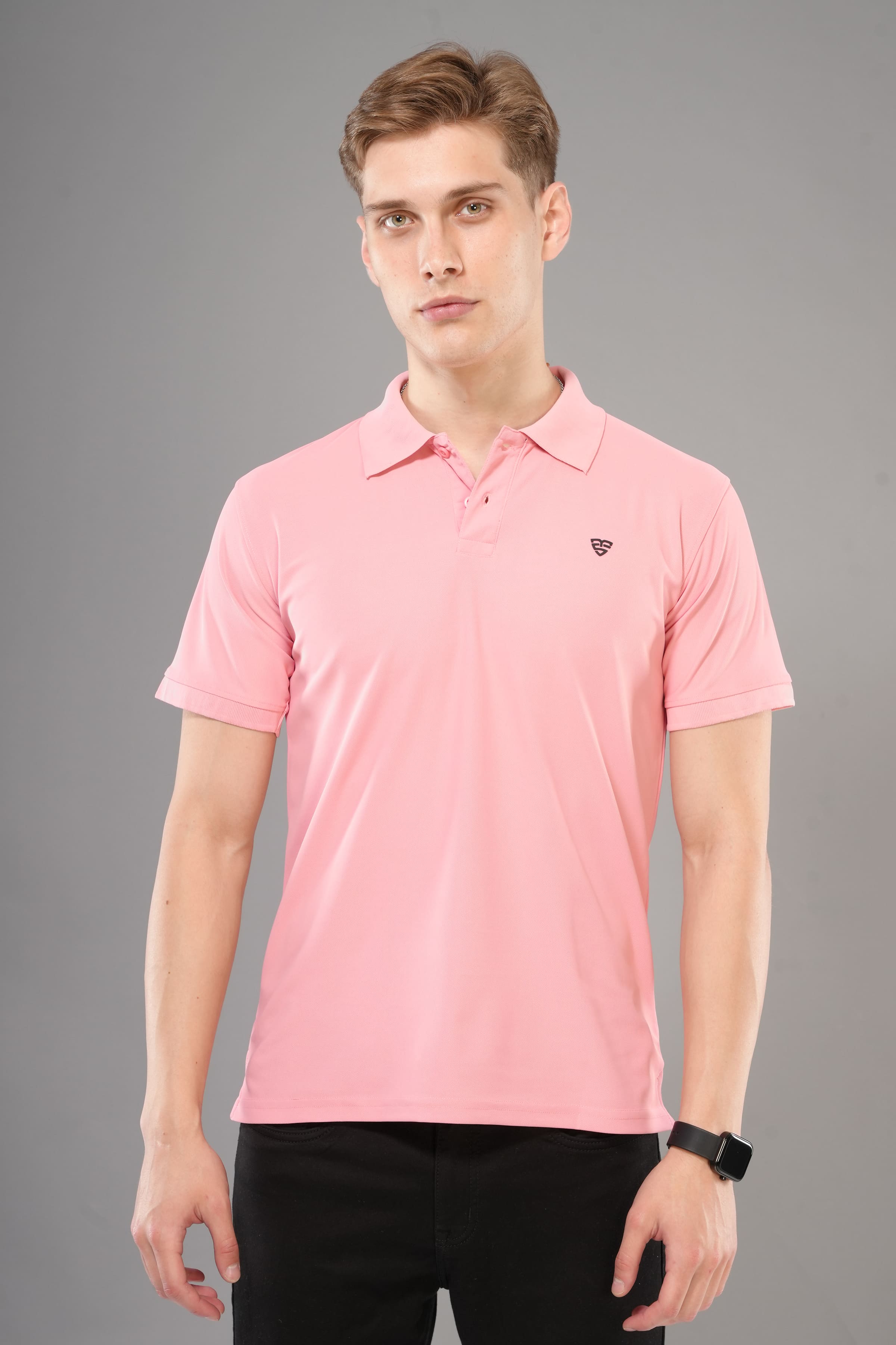 Mosso - Polo Tshits Half Sleeve - Baby Pink