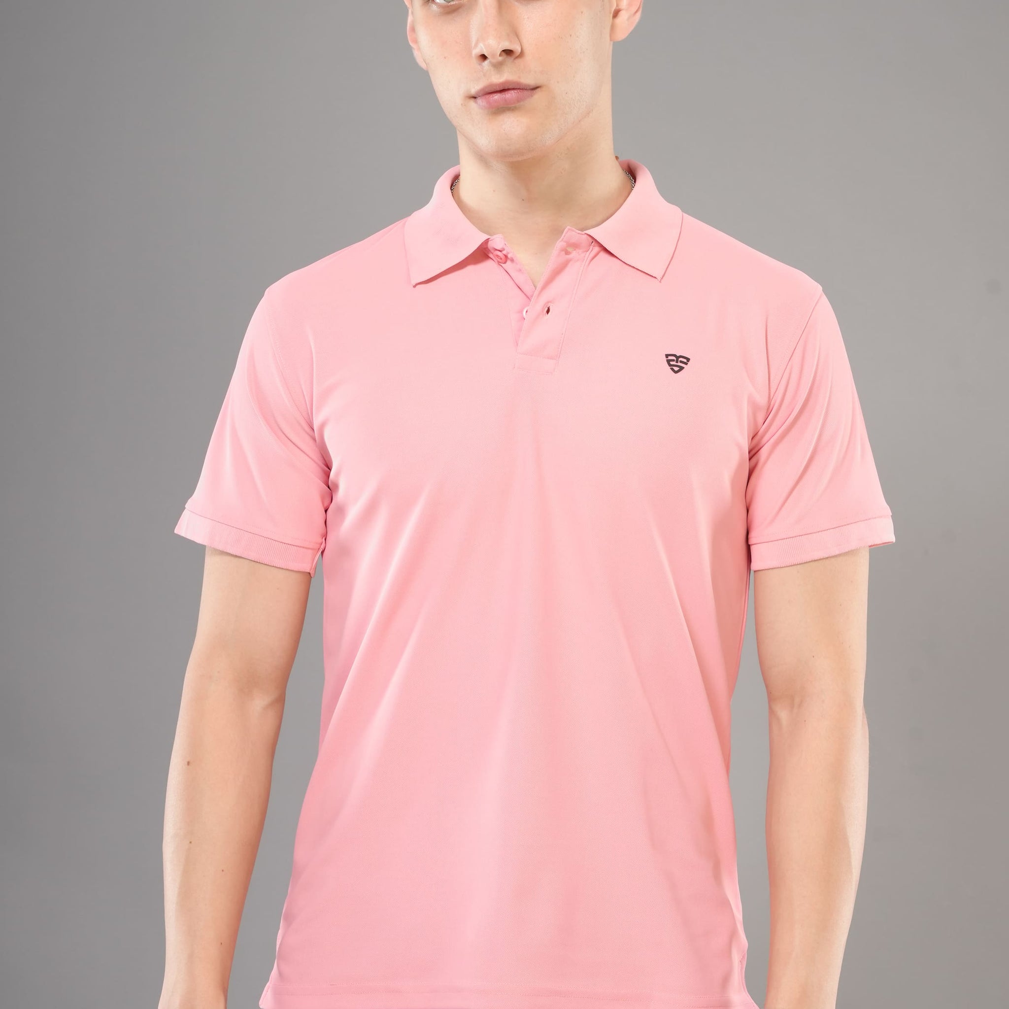 Mosso - Polo Tshits Half Sleeve - Baby Pink