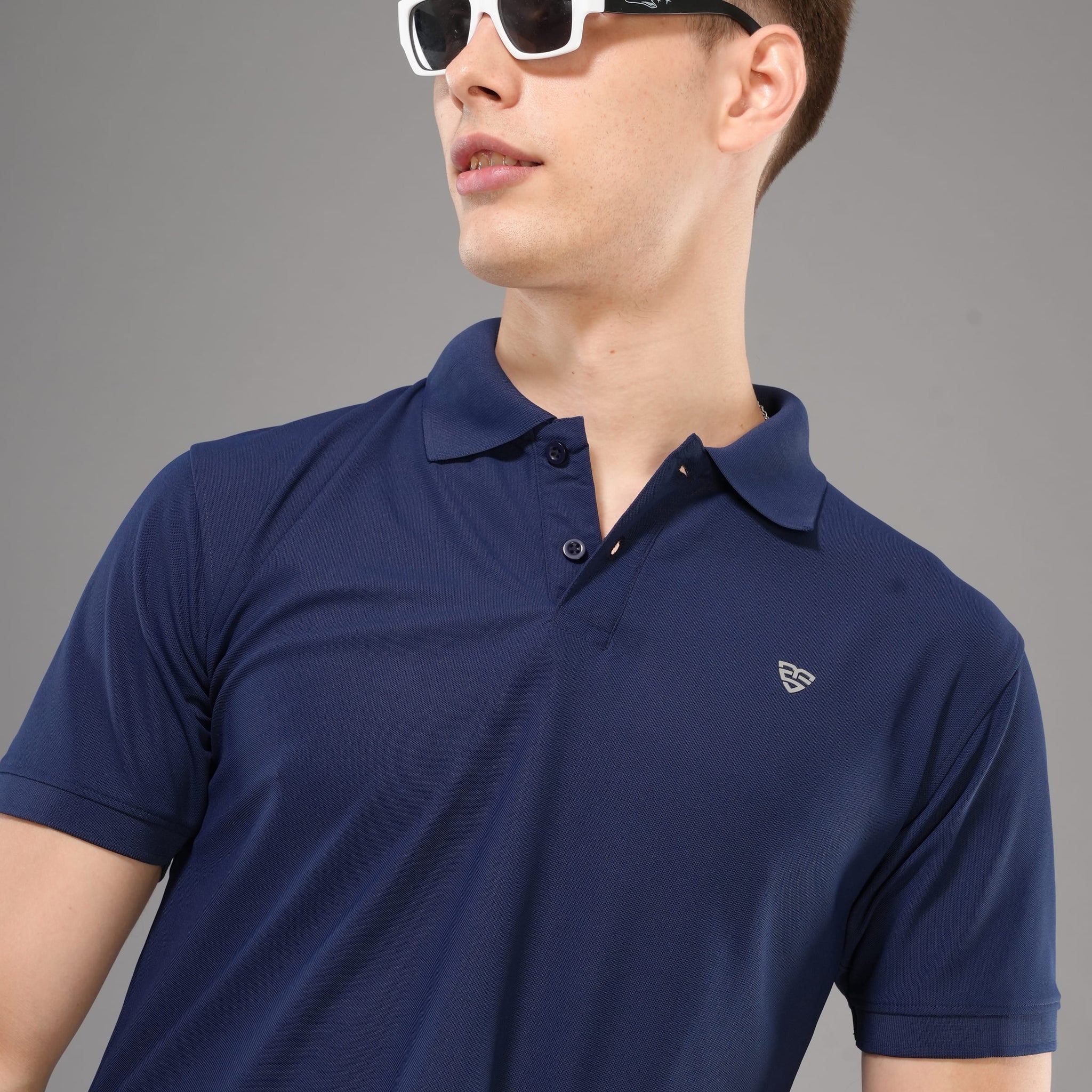 Mosso - Polo Tshits Half Sleeve - Navy